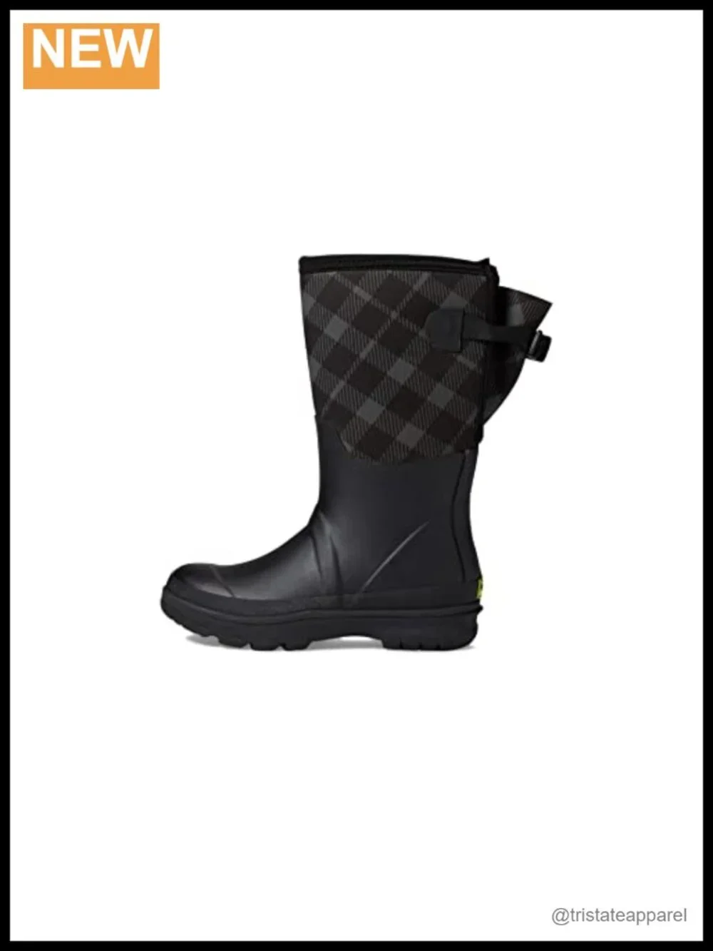 Waterproof Faux Fur Neoprene Rubber Snow Boots Insulated -20 Mid Calf